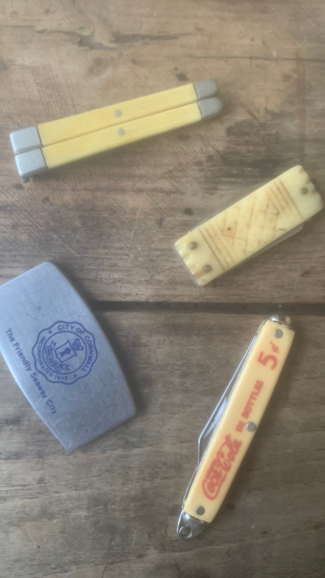 Vintage mini mesjes te koop, Ophalen of Verzenden, Gebruikt