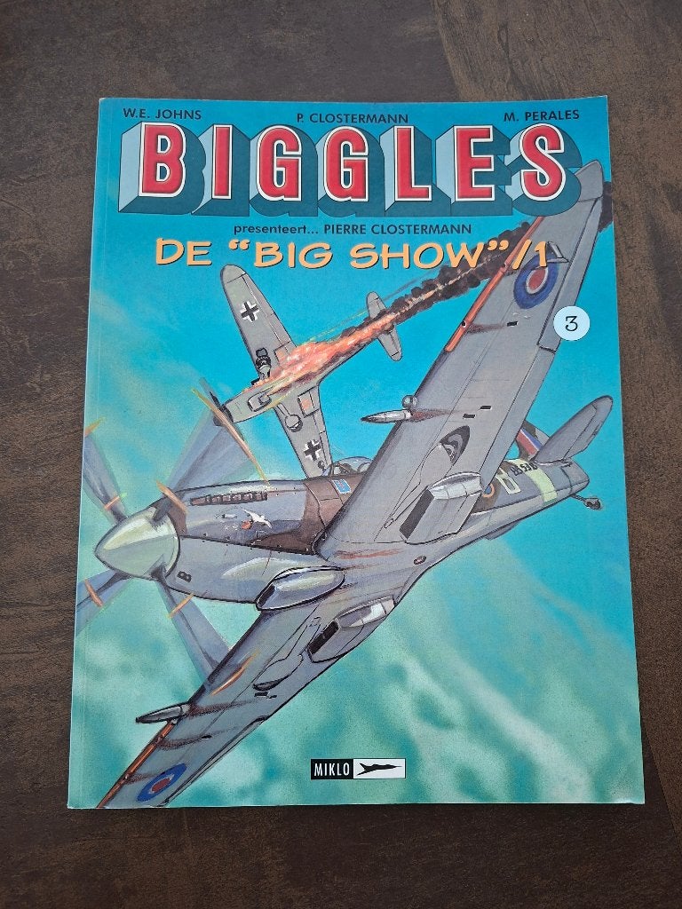 Biggles presenteert… de Big Show 3, Eén stripboek, Ophalen of Verzenden, Zo goed als nieuw