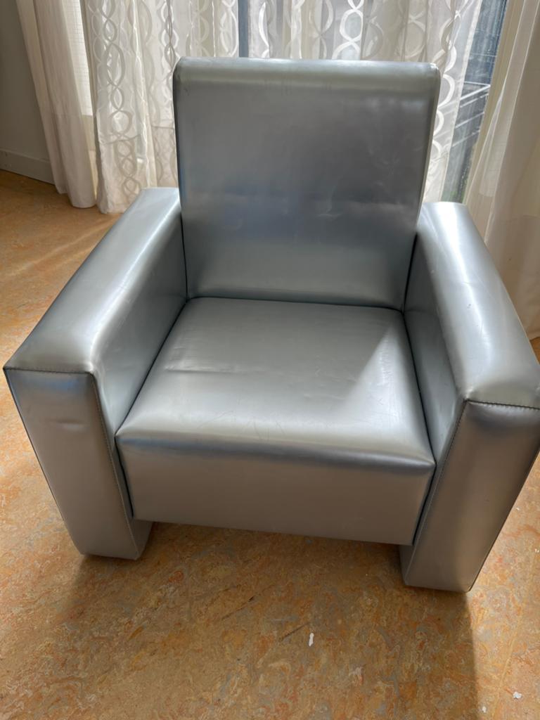 Kinderfauteuil zilver, Ophalen, Gebruikt, Stoel(en)