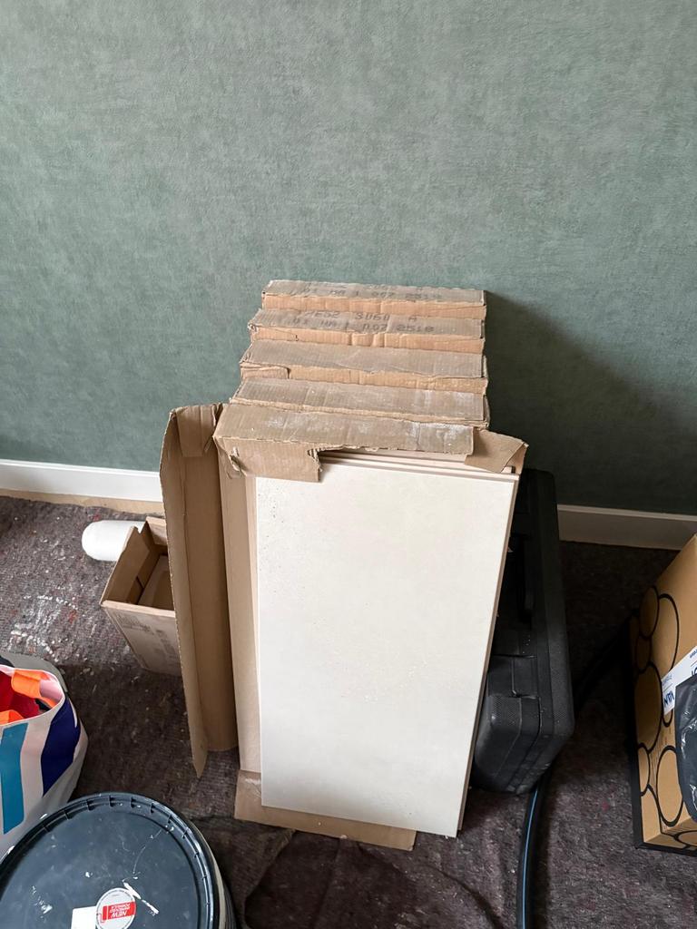 Nieuwe Tegels voor badkamet/toilet, Ophalen, 60 cm of meer, Nieuw, 5 tot 10 m²