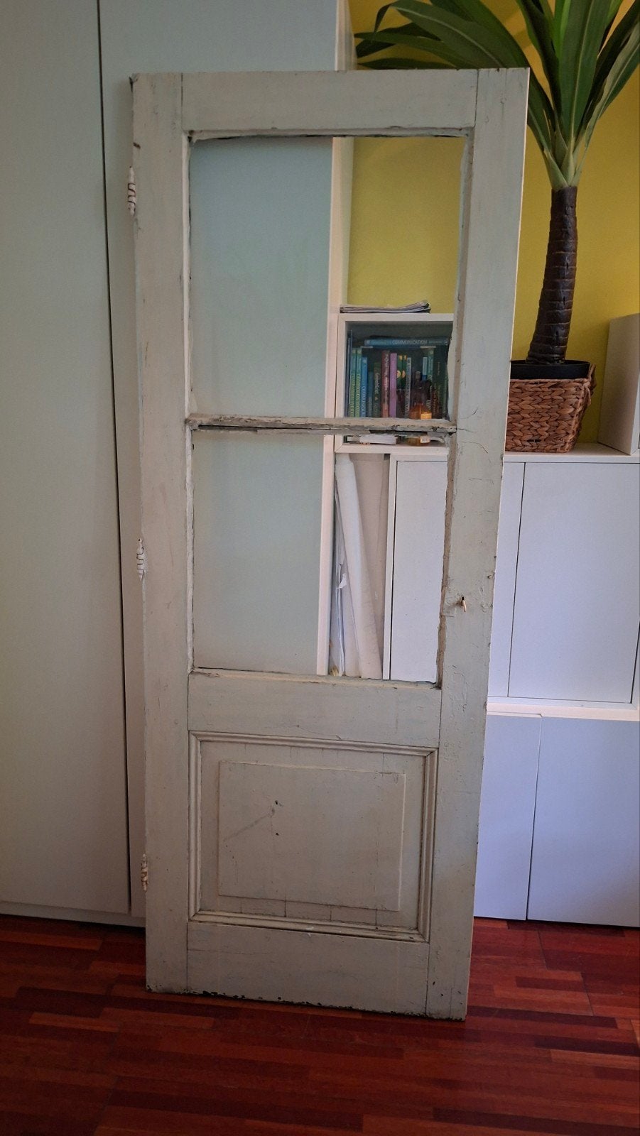 Vintage deur, Ophalen, Gebruikt, 80 tot 100 cm, 200 tot 215 cm