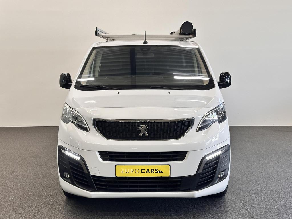 Peugeot Expert 2.0HDI 145PK Long Asphalt Dubbele Cabine Airc, Stof, Gebruikt, 4 cilinders, Wit
