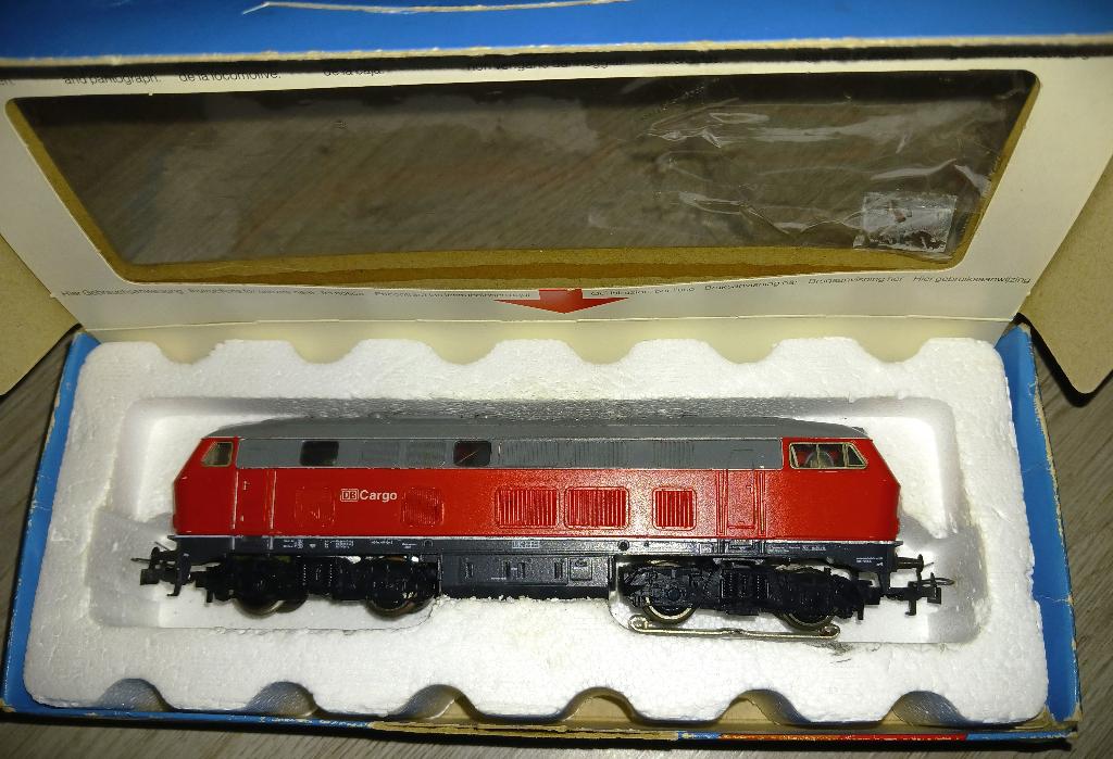 Marklin 33744  DBCargo 216 139-6 digitaal in zgan staat, Wisselstroom, Locomotief, Ophalen of Verzenden, Zo goed als nieuw