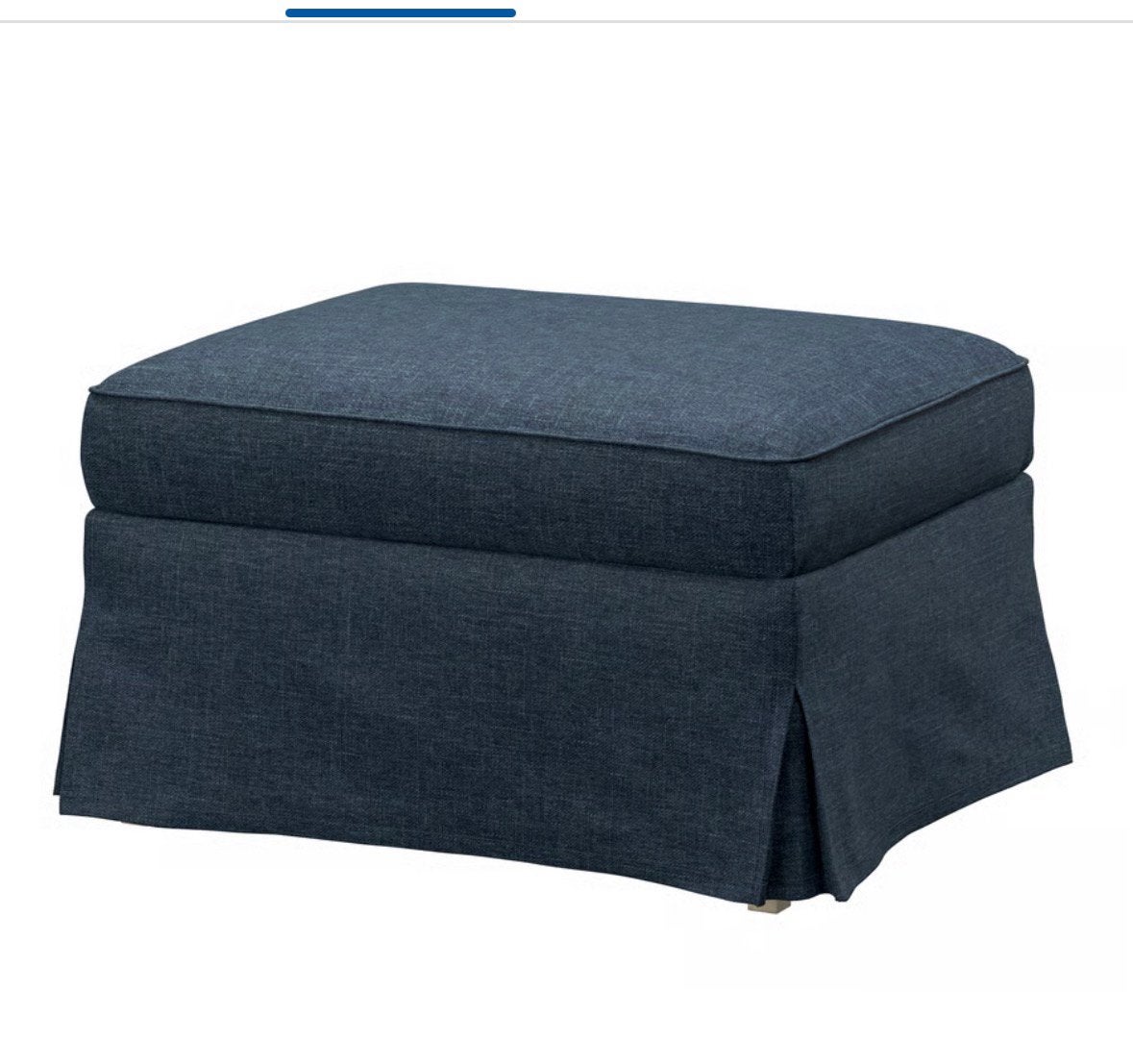 Ikea Ektorp hoes voetenbank, Ophalen of Verzenden, Zo goed als nieuw, Rechthoekig, 75 tot 100 cm