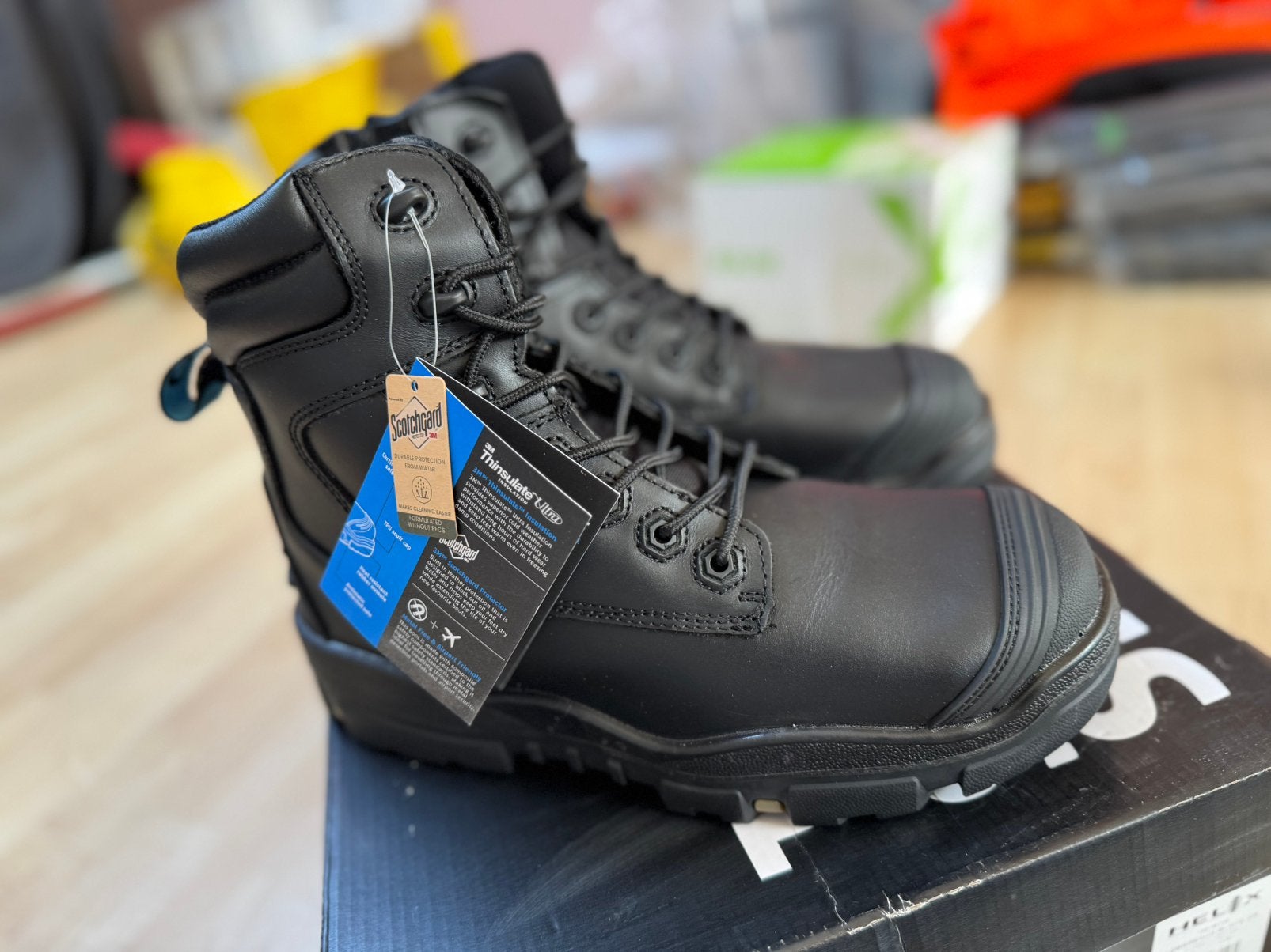 Werkschoenen Bata industrials longresch black zip maat 43, Tuin en Terras, Werkkleding, Verzenden, Nieuw, Heren, Schoenen