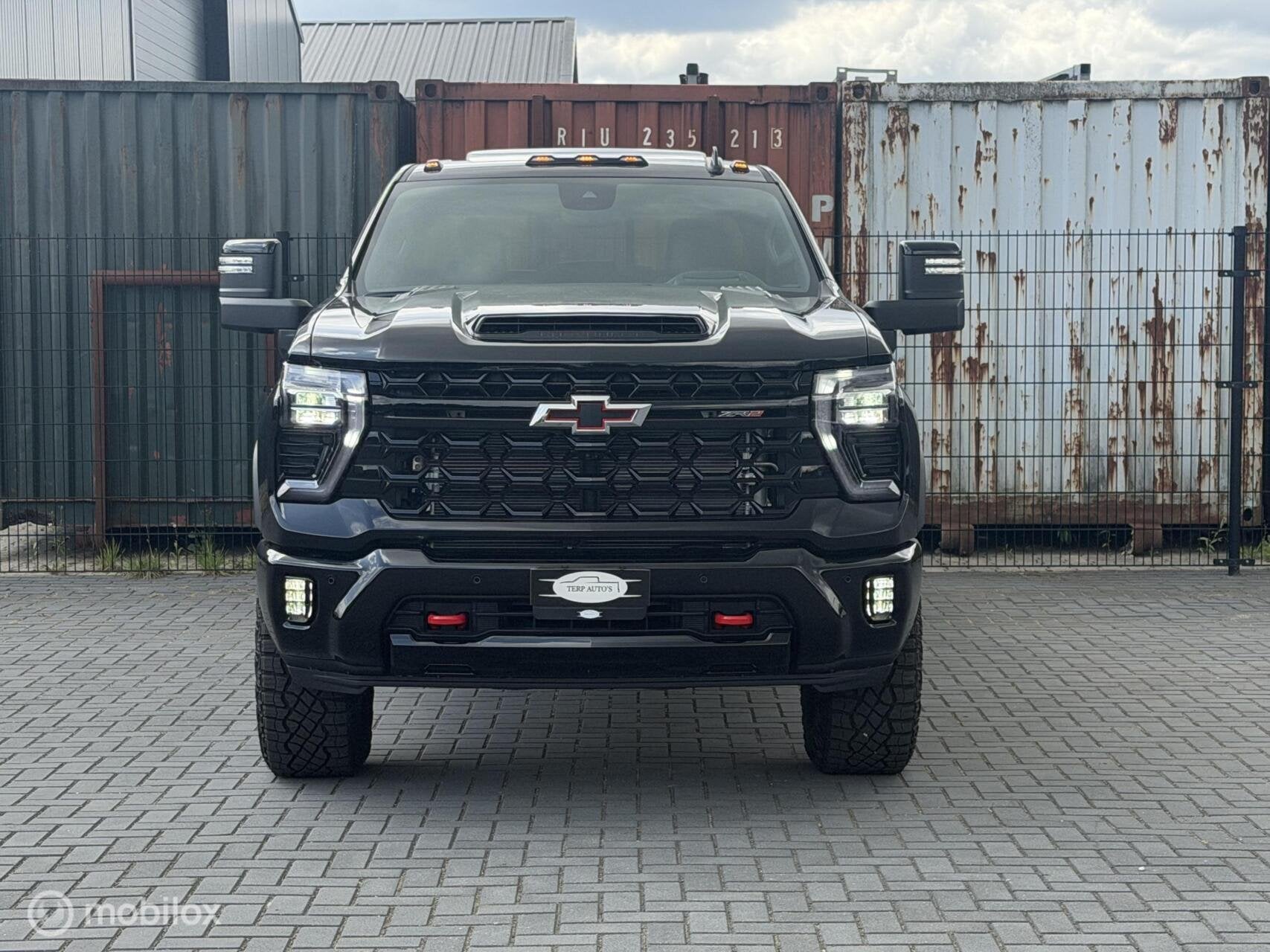 Chevrolet 2500 ZR2 6.6 duramax 2026 C kenteken BPM Vrij, Auto's, Automaat, Pick-up, Lederen bekleding, Zwart