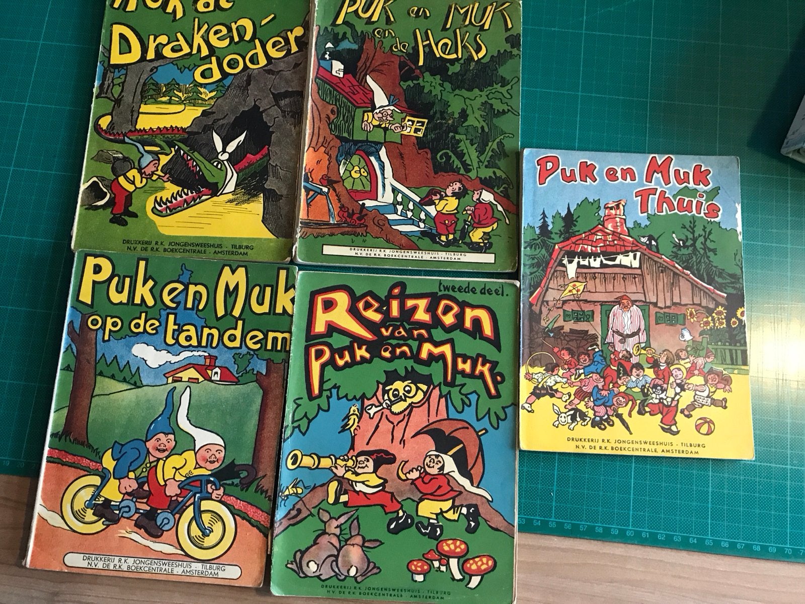 Puk en Muk Boeken - Vintage Collectie (7 stuks), Boeken, Ophalen of Verzenden, Gelezen, Sprookjes