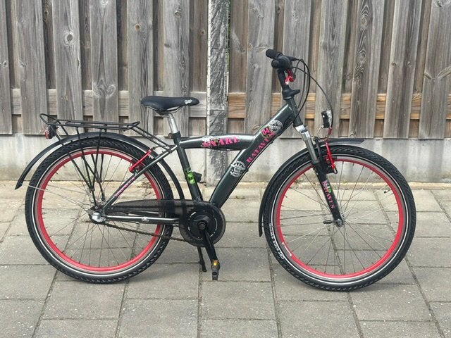 Batavus Snake  jongensfiets   24 inch, Ophalen, Terugtraprem, Versnellingen, Gebruikt