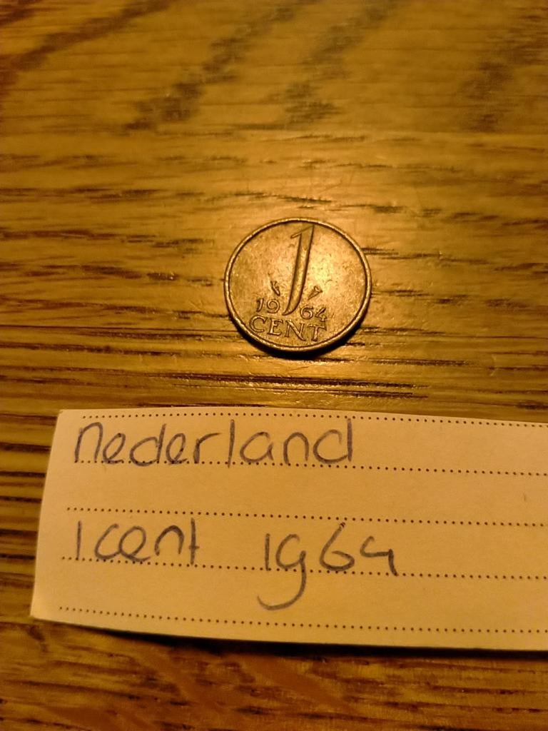 NL 1 Cent 1964 Juliana, Verzenden, Koningin Juliana, 1 cent, Losse munt