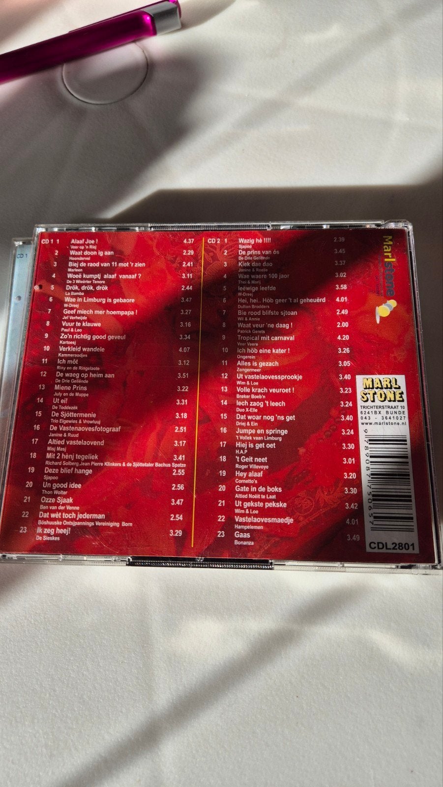 carnavals CD'S, Ophalen, Speelkaart(en)