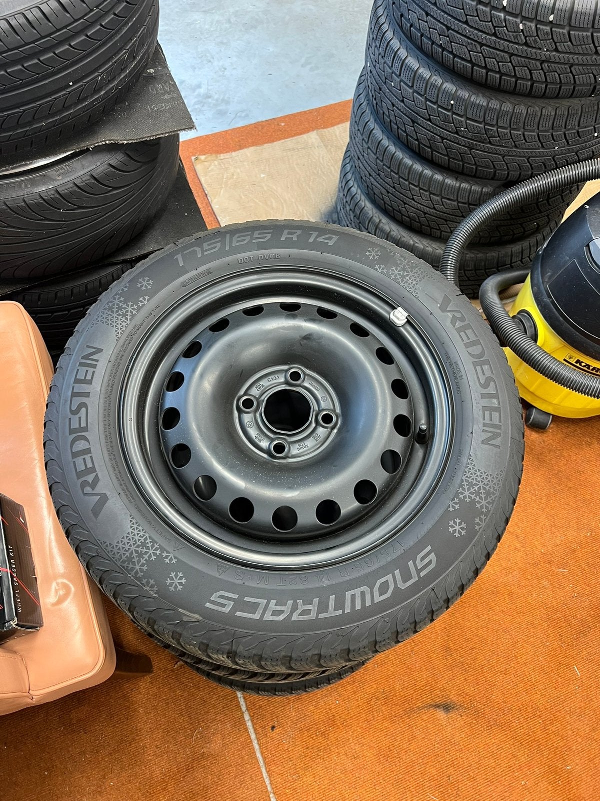 Set Winterbanden 175/65 R14, Auto-onderdelen, Banden en Velgen, Ophalen, 14 inch, Gebruikt, 175 mm