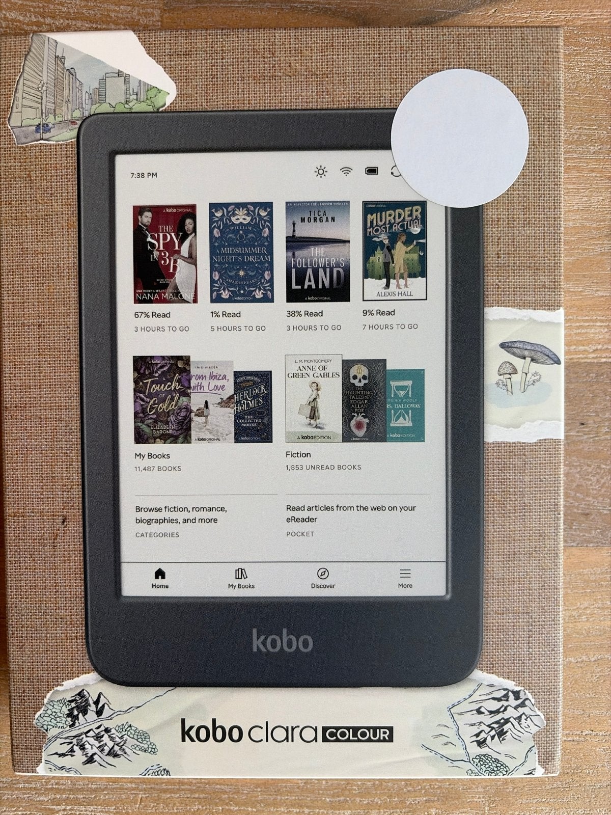 Kobo Clara Colour e-reader - Nieuw in doos - 6”, Computers en Software, Touchscreen, Nieuw, Ophalen of Verzenden, 7 inch