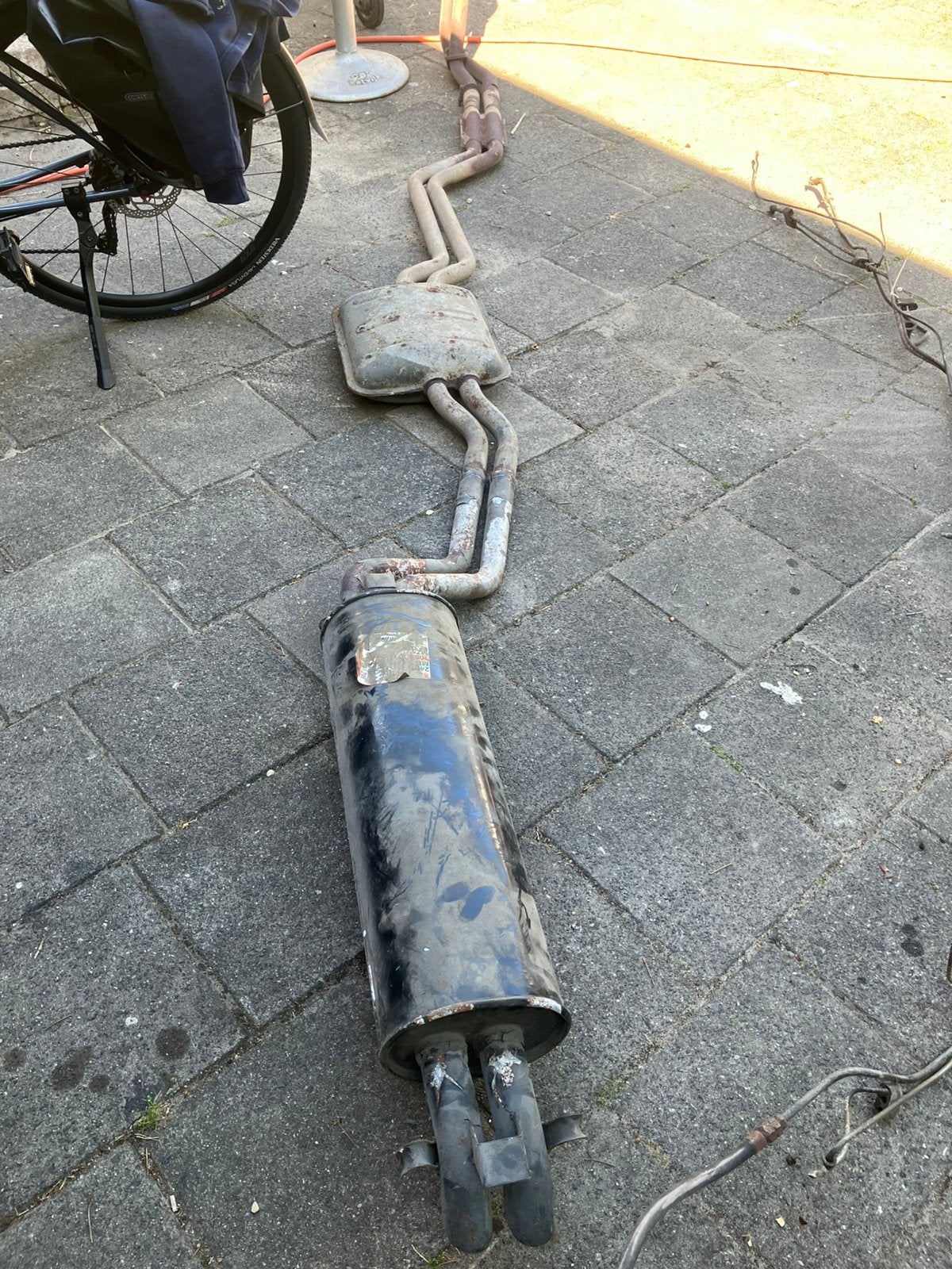 Compleet Uitlaat W123 280 CE “79 , gebruikt, Auto-onderdelen, Ophalen