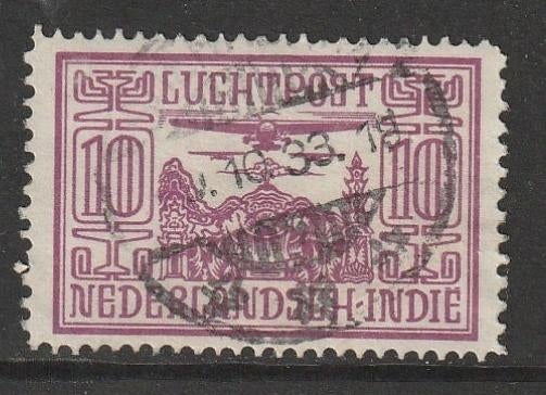 Ned.Indië 1926 LP6  Luchtpost 10c, Gest, Ophalen of Verzenden, Gestempeld, Nederlands-Indië