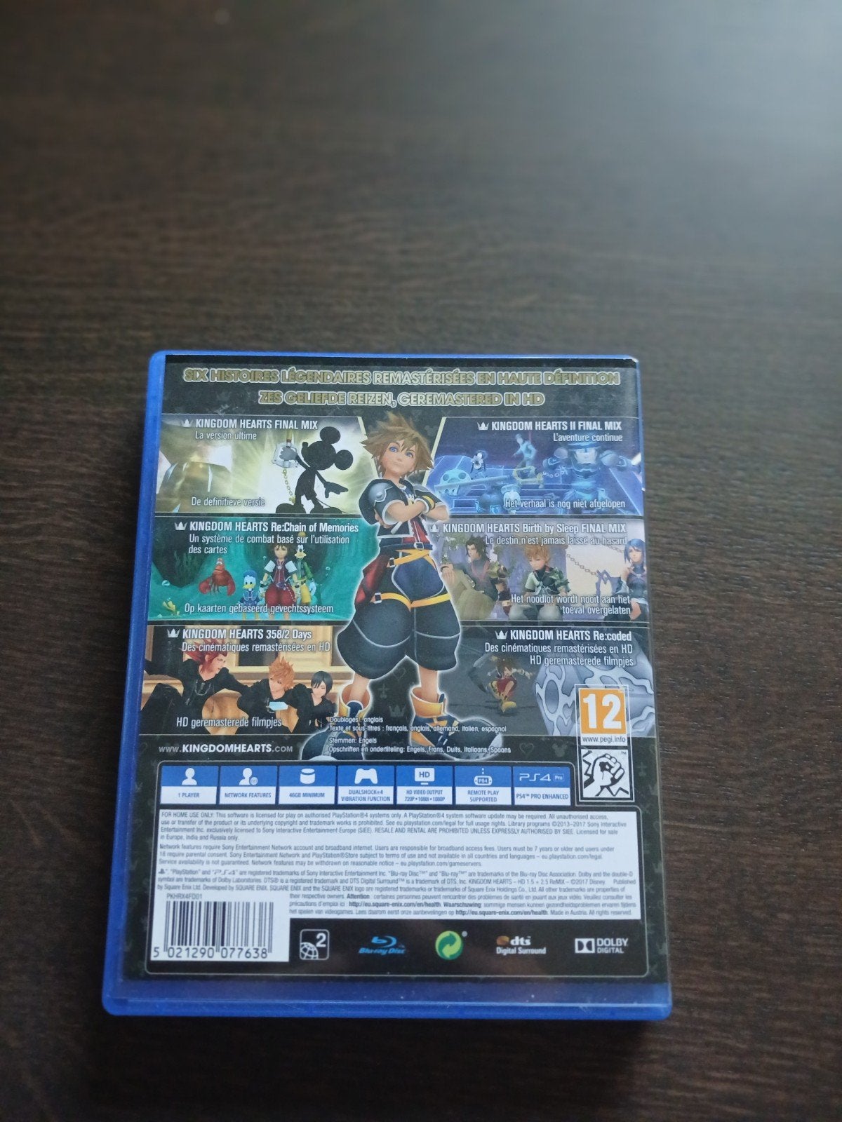 Kingdom Hearts HD 1.5 + 2.5 ReMIX PS4, Spelcomputers en Games, Games | Sony PlayStation 4, Ophalen, 1 speler, Zo goed als nieuw