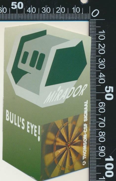 Sticker: Mirador - Bulls eye, Ophalen of Verzenden, Zo goed als nieuw, Sport