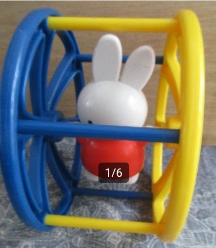 babyspeelgoed Nijntje / Dick Bruna Boer Jan piepfiguur, Ophalen of Verzenden, Zo goed als nieuw, Overige typen
