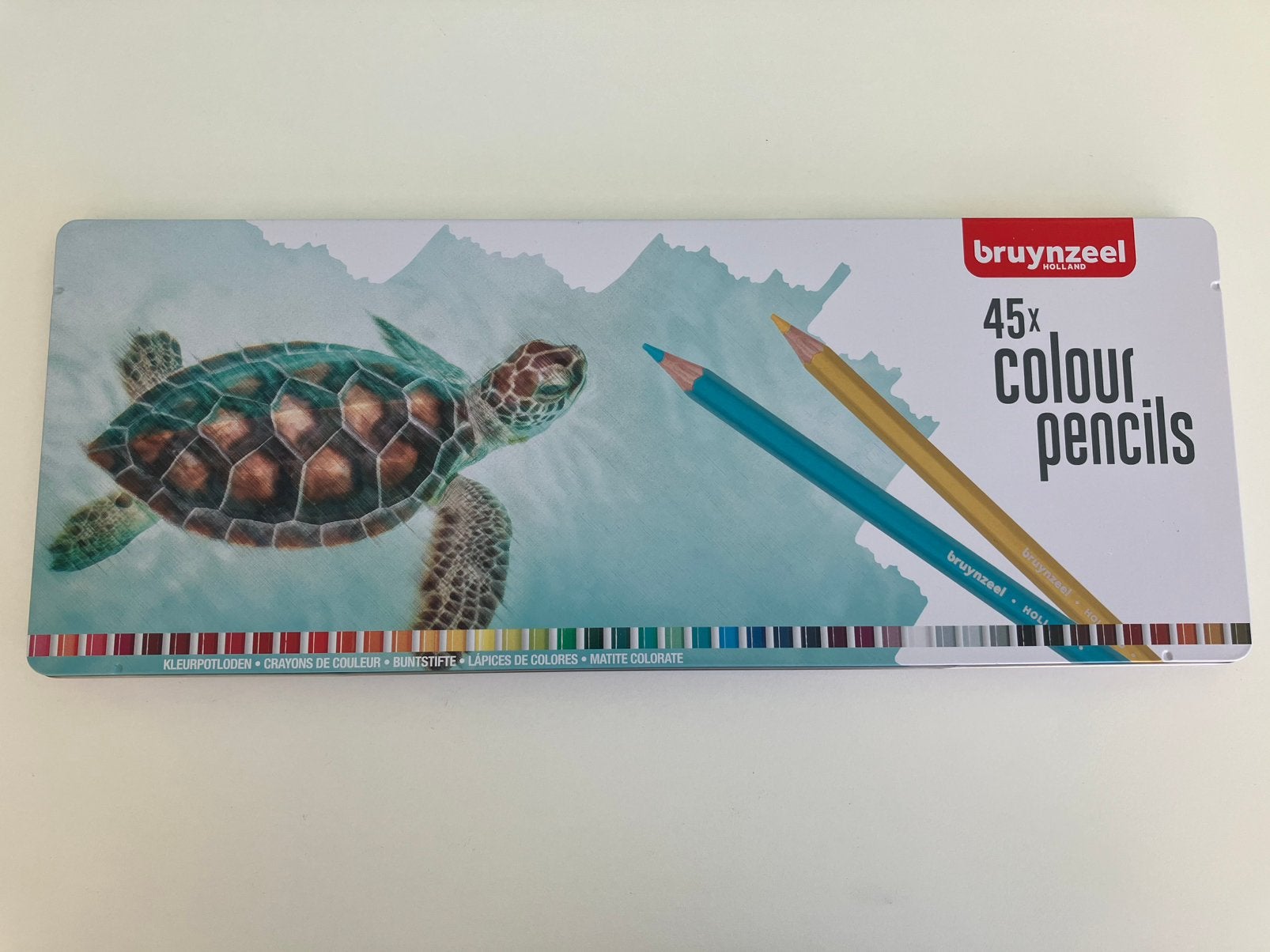 Bruynzeel potloden 45 in bewaarblik nieuw, Ophalen of Verzenden, Nieuw, Potlood of Stift