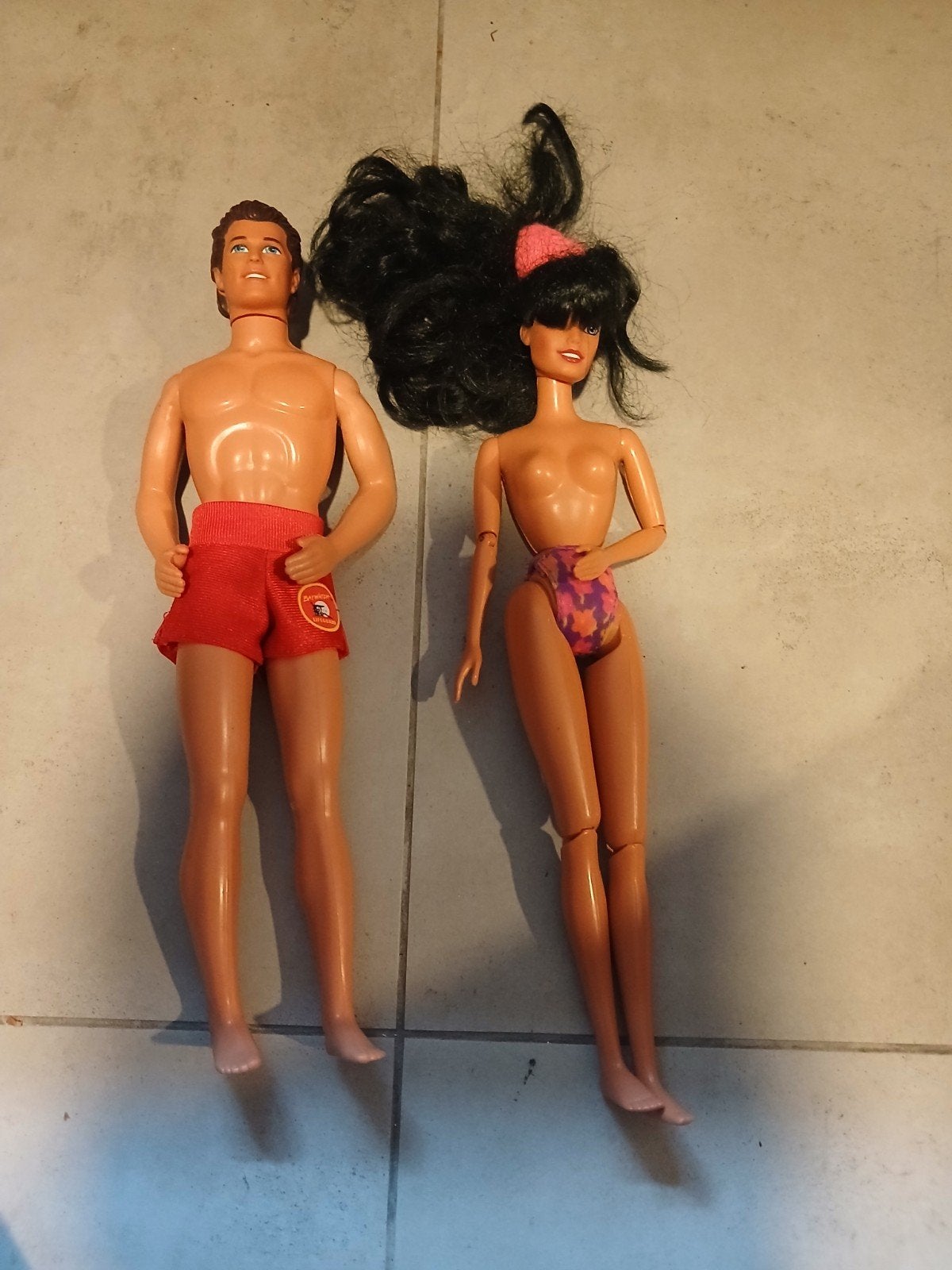 Vintage Barbie en Ken poppen - Jaren '80, Ophalen of Verzenden, Gebruikt, Barbie