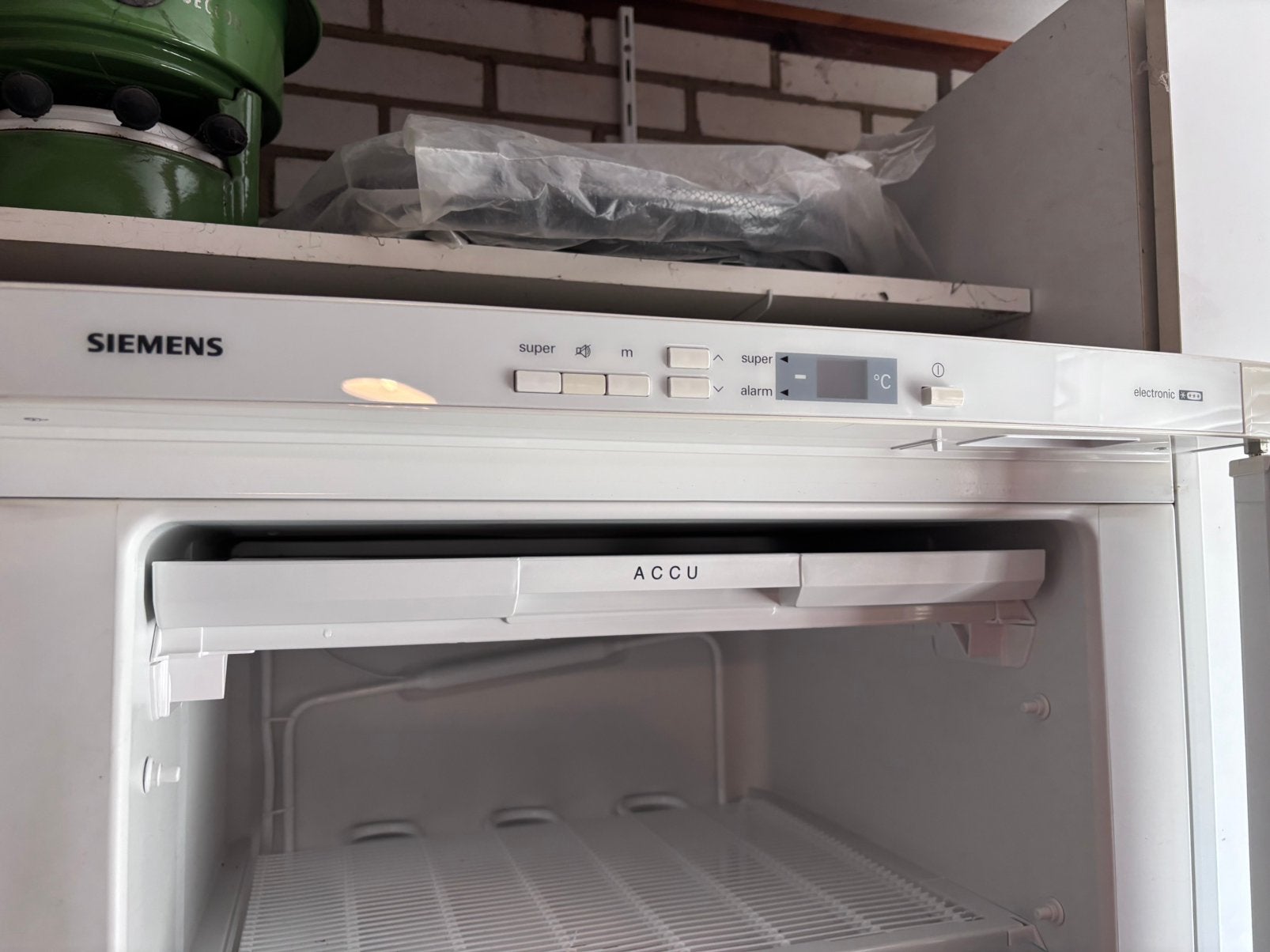 Vriezer, kastmodel, Witgoed en Apparatuur, Vriezers en Diepvrieskisten, Ophalen, Gebruikt, 160 cm of meer, Vrijstaand