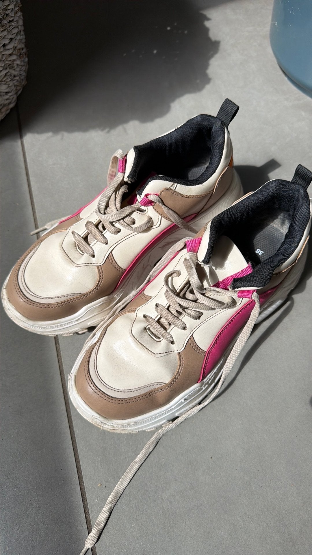 Sneakers Eksept maat 38, Kleding | Dames, Beige, Ophalen of Verzenden, Sneakers of Gympen, Gedragen