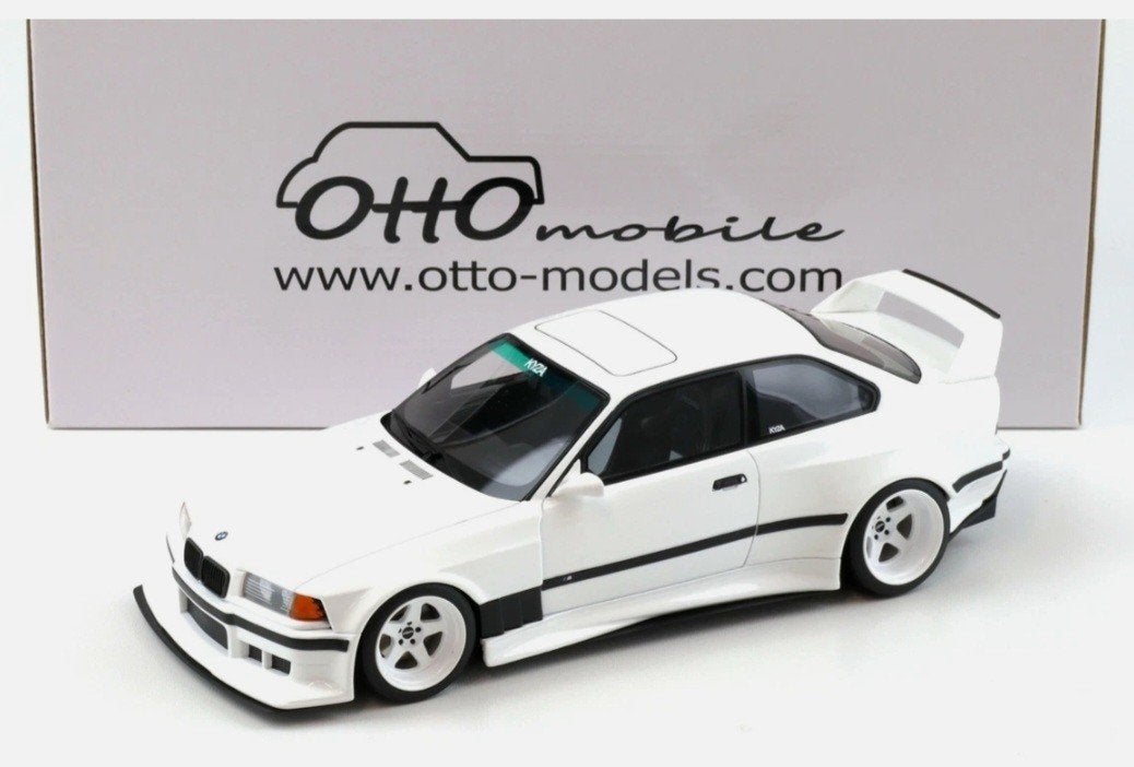 1:18 BMW Khyzyl Saleem (E36) Wit Project Cars Ottomobile, Ophalen of Verzenden, Nieuw, Auto, OttOMobile