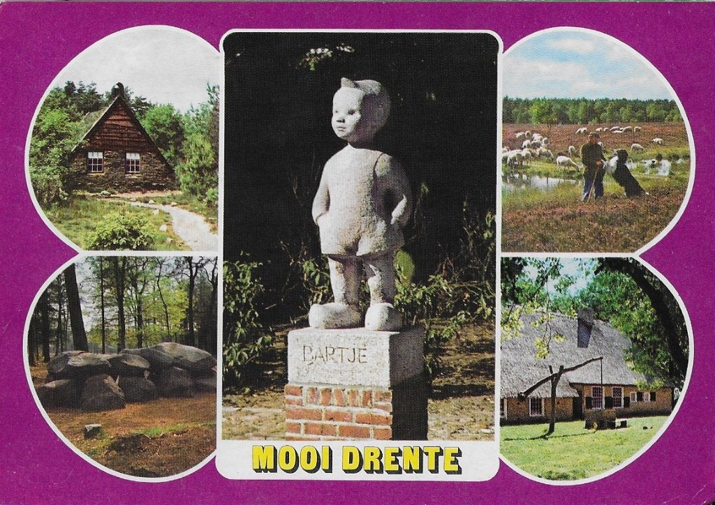 Drente gelopen ansichtkaart ( a624 ), Ophalen of Verzenden, 1980 tot heden, Gelopen