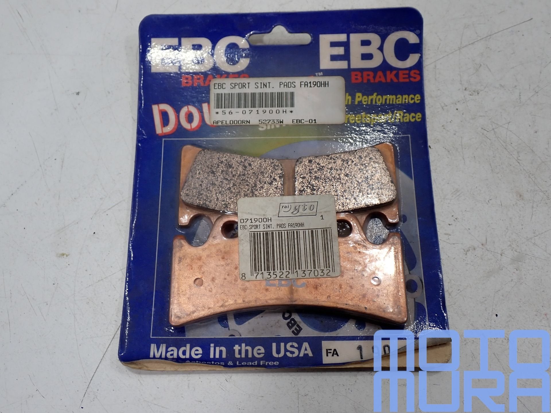 EBC FA190HH Sinter Remblokken voor Yamaha YZF750 FZR1000 YZF, -, -, Nieuw, Ophalen of Verzenden
