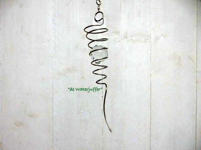 001* Windspinner RVS.spiraal (Boven€ 75 geen verzendkosten), Ophalen of Verzenden, Nieuw, Metaal, Overige typen