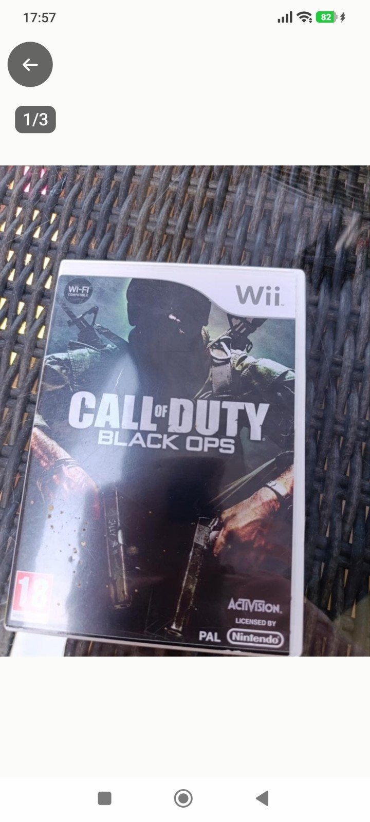 Call of Duty Black Ops voor Nintendo Wii, Spelcomputers en Games, Online, Gebruikt, Vanaf 18 jaar, Shooter