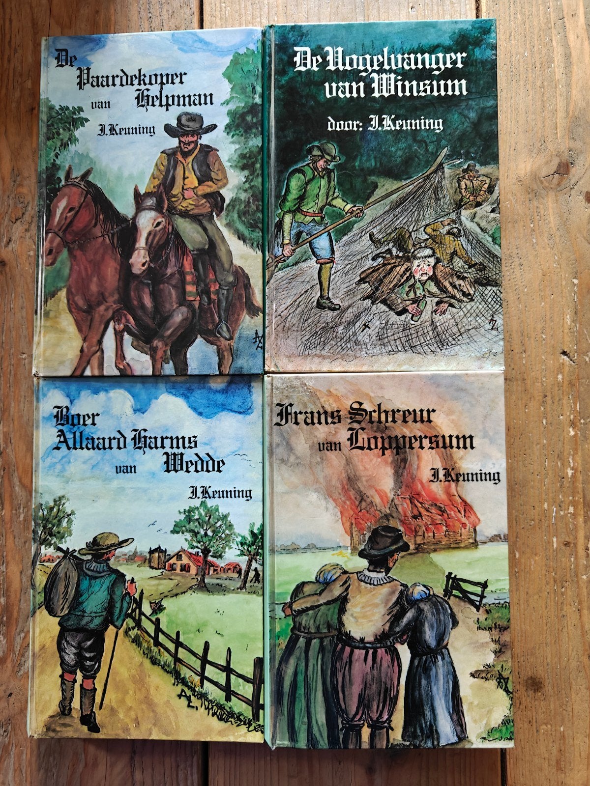 4 Boeken van J. Keuning., Boeken, Ophalen of Verzenden, Zo goed als nieuw