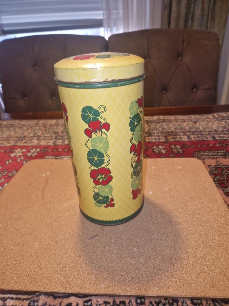 Vintage verkade blik Oost Indische kers fabriek in zaandam, Ophalen of Verzenden, Gebruikt, Overige, Verkade
