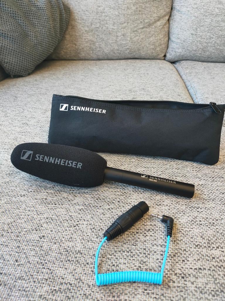 Sennheiser MKE 600 Shotgun Microfoon, Ophalen of Verzenden, Zo goed als nieuw, Audio