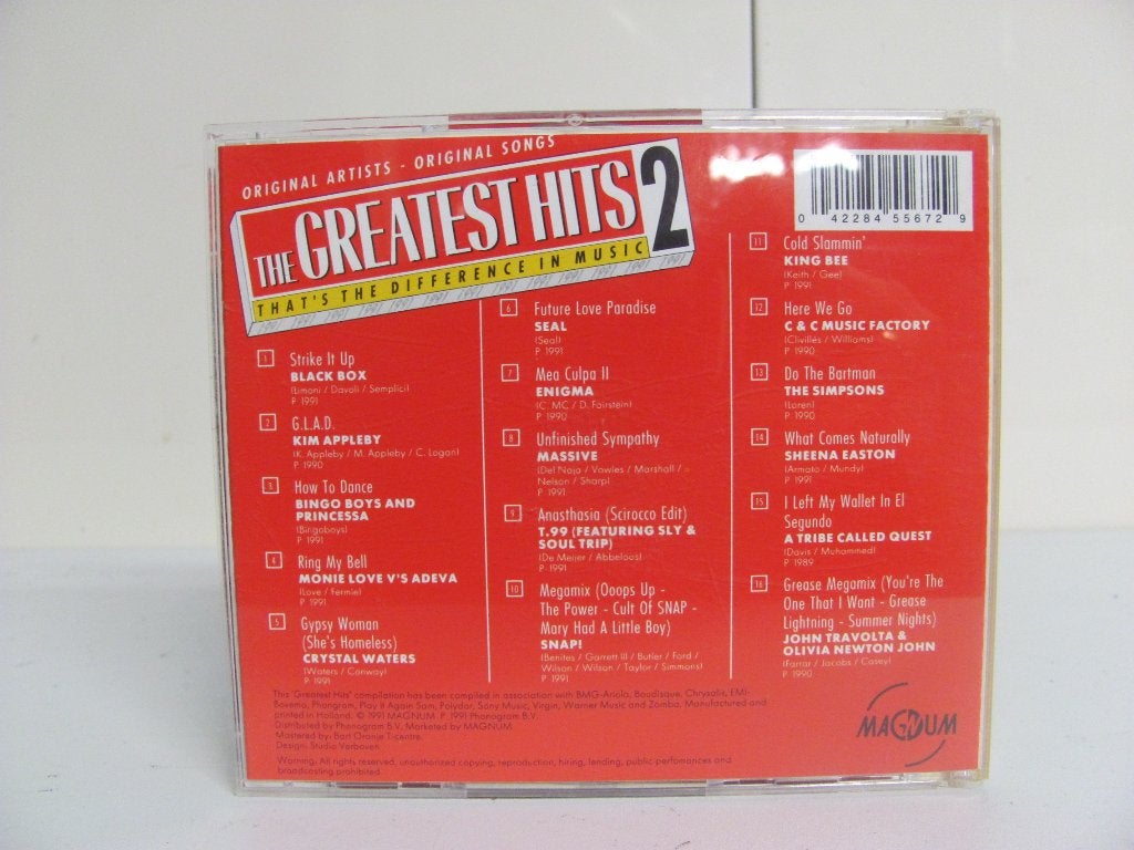 verzamelabum-the greatest hits 2, Pop, Ophalen of Verzenden, Zo goed als nieuw, Album