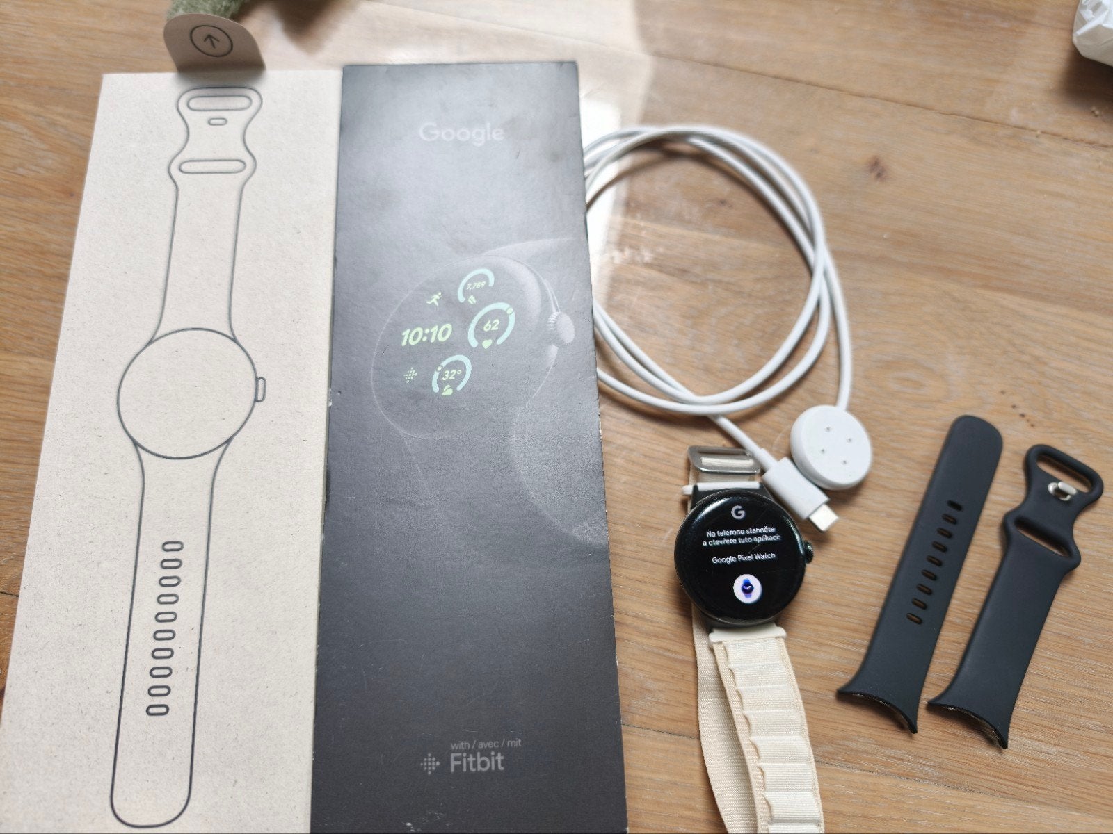 Google Pixel Watch 3, Afstand, Gebruikt, Zwart, Google Pixel Watch