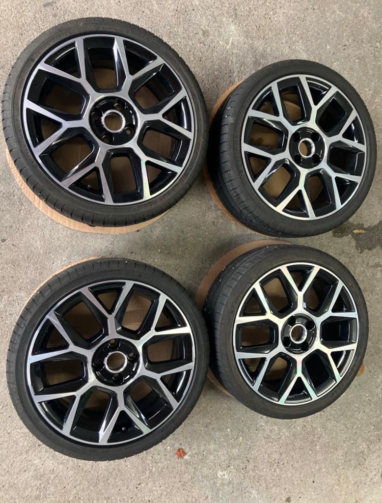 Volkswagen Up GTI Brands Hatch 17” 4x100 nette staat., Ophalen, 215 mm, Banden en Velgen, 17 inch