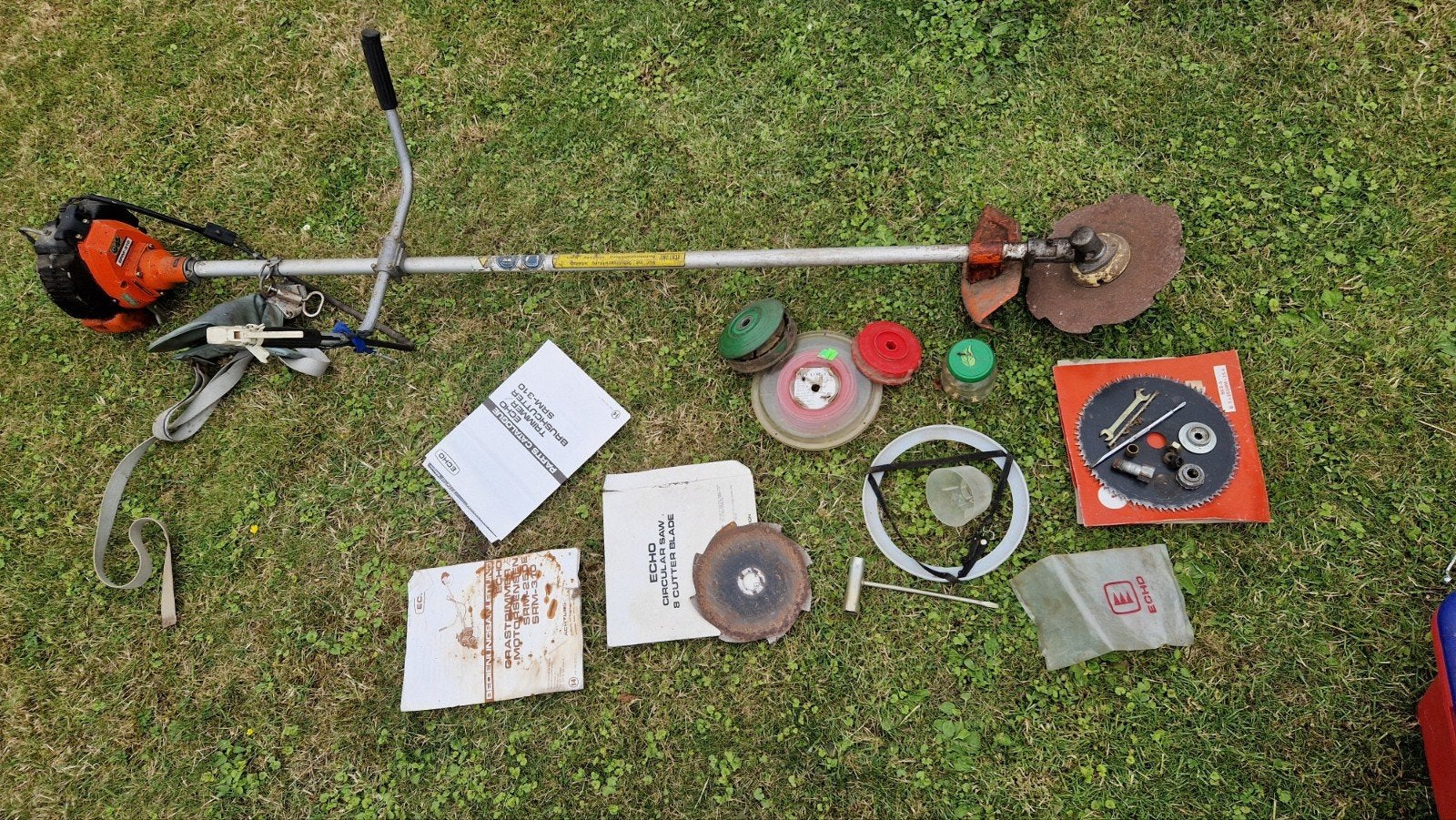 bosmaaier / trimmer Echo SRM-310 OPKNAPPER, Ophalen, Benzine, Gebruikt, Echo