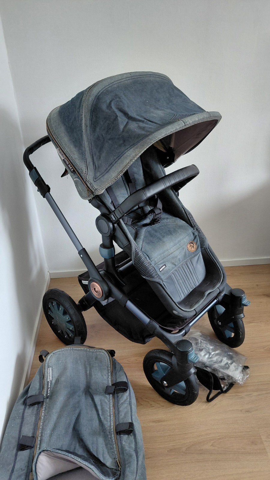 Bugaboo Cameleon 3 Diesel kinderwagen met Maxi-Cosi set, Ophalen, Gebruikt, Met autostoeltje, Bugaboo