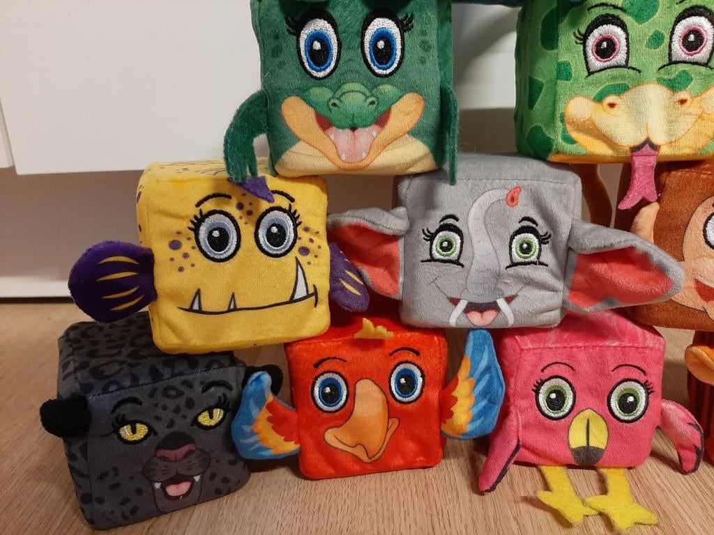 Lidl jungle mini's blokken, Verzamelen, Supermarktacties, Lidl, Ophalen of Verzenden