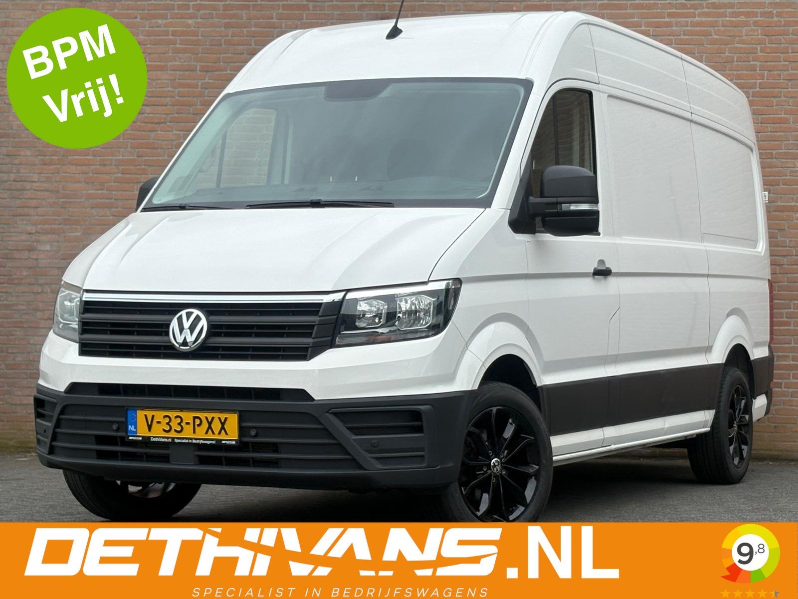 Volkswagen Crafter 2.0TDI 140PK DSG L3H3 / Carplay / Aircond, Stof, Gebruikt, 4 cilinders, Volkswagen