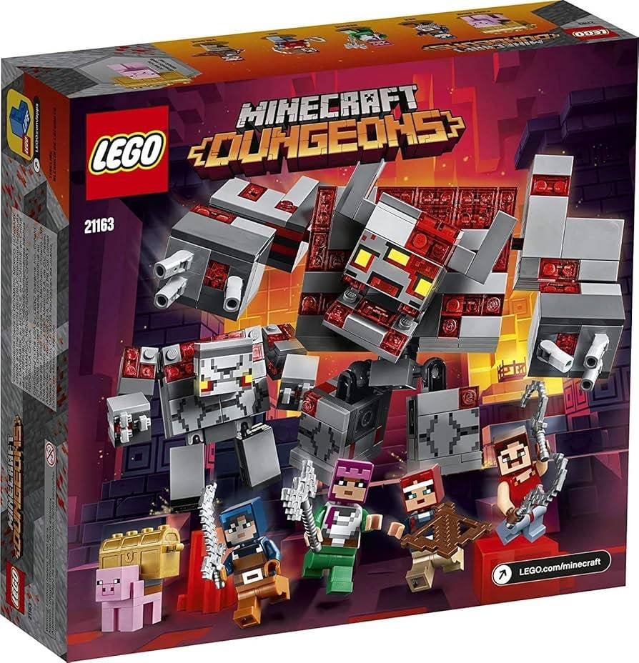 LEGO Minecraft dungeons The Redstone Battle 21163, Minecraft, Lego, Ophalen of Verzenden, Zo goed als nieuw