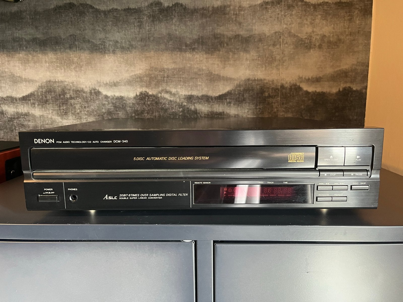 Denon DCM-340 CD-wisselaar - 5-disc automatisch laadsysteem, Ophalen of Verzenden, Gebruikt, Overige merken, Wisselaar