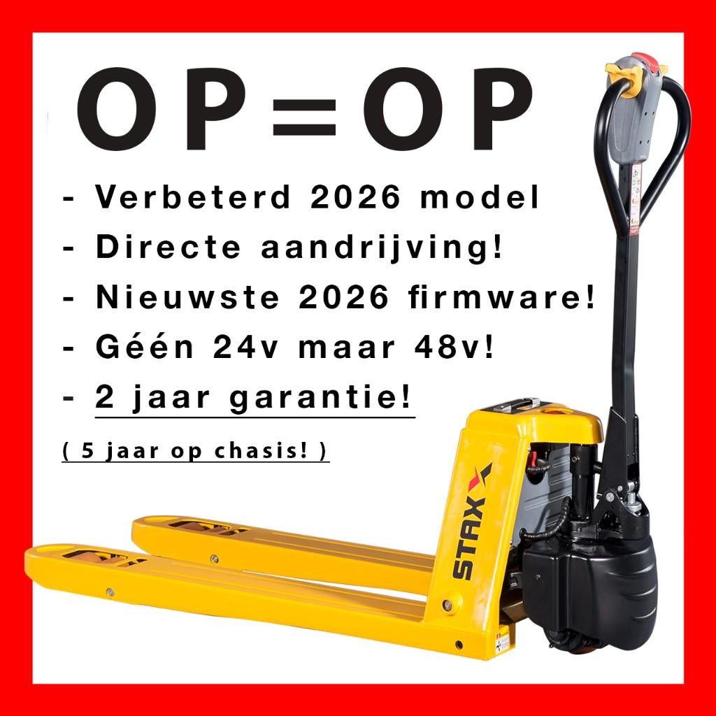 Elektrische Palletwagen 2000KG met 2 jaar garantie‼️, Doe-het-zelf en Verbouw, Ophalen, Nieuw