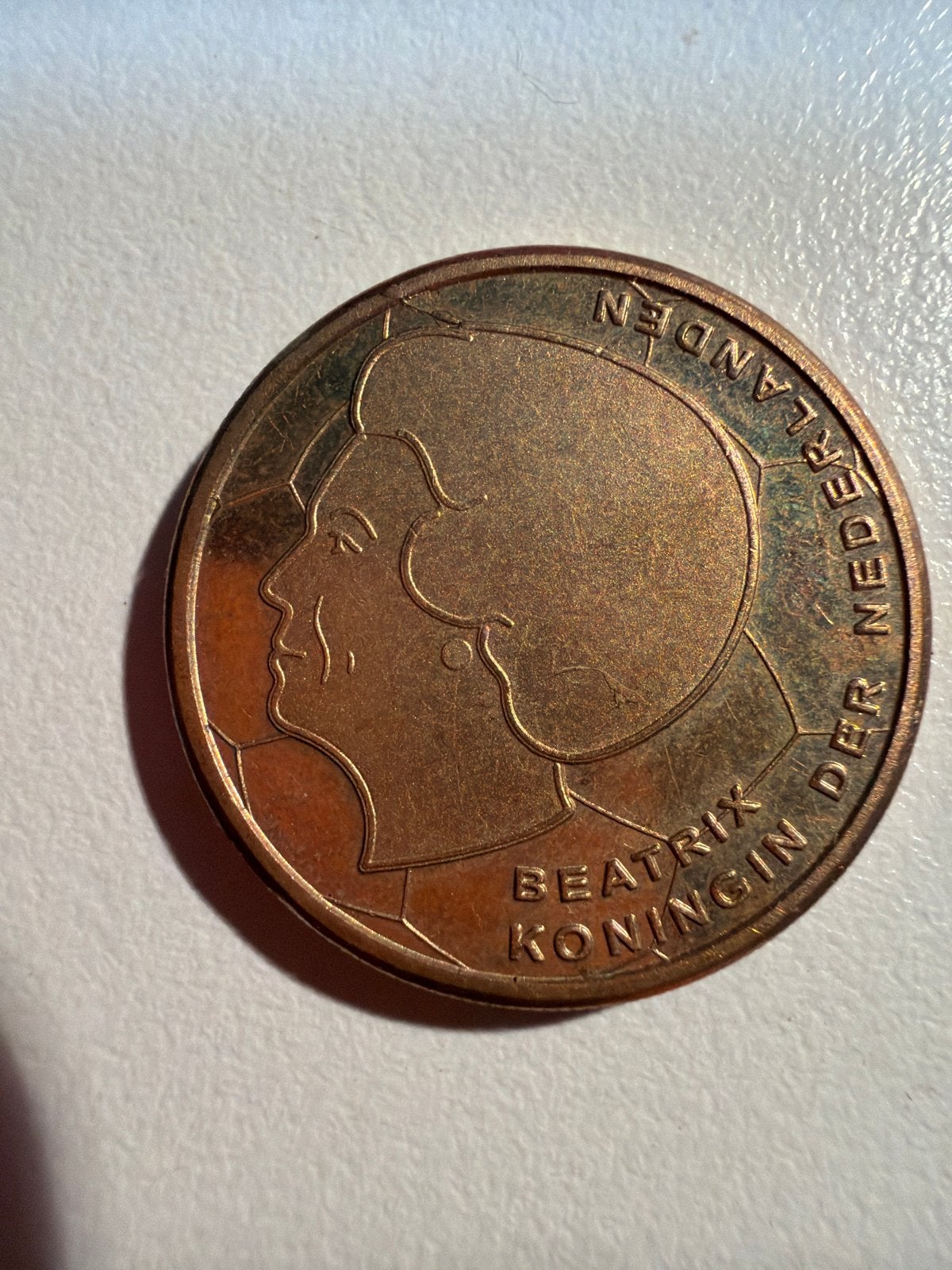 5 Gulden Koningin Beatrix 2000 - Voetbal Thema, Ophalen of Verzenden, Koningin Beatrix, 5 gulden, Losse munt