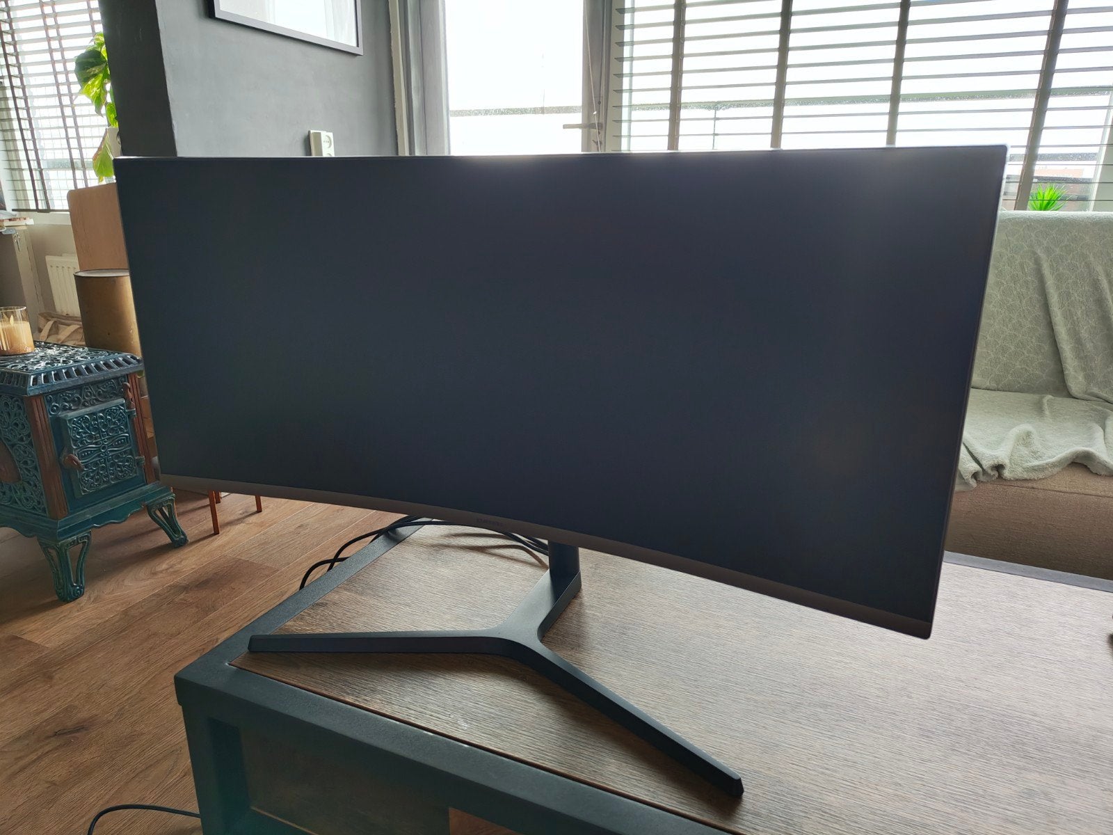 Samsung C34H89X – 34" Ultrawide Curved Monitor – 3440x1440, Ophalen, Gebruikt, VA, Curved
