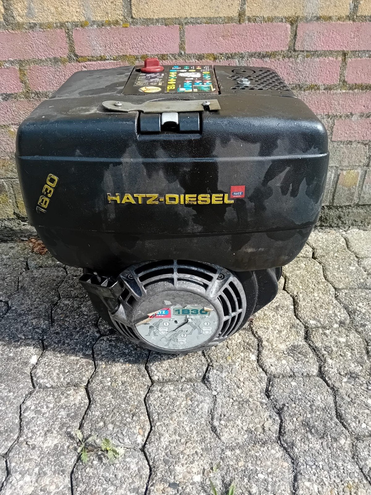 hatz 1b30 defect, Ophalen, Gebruikt, Minder dan 5 kVA, Dieselolie