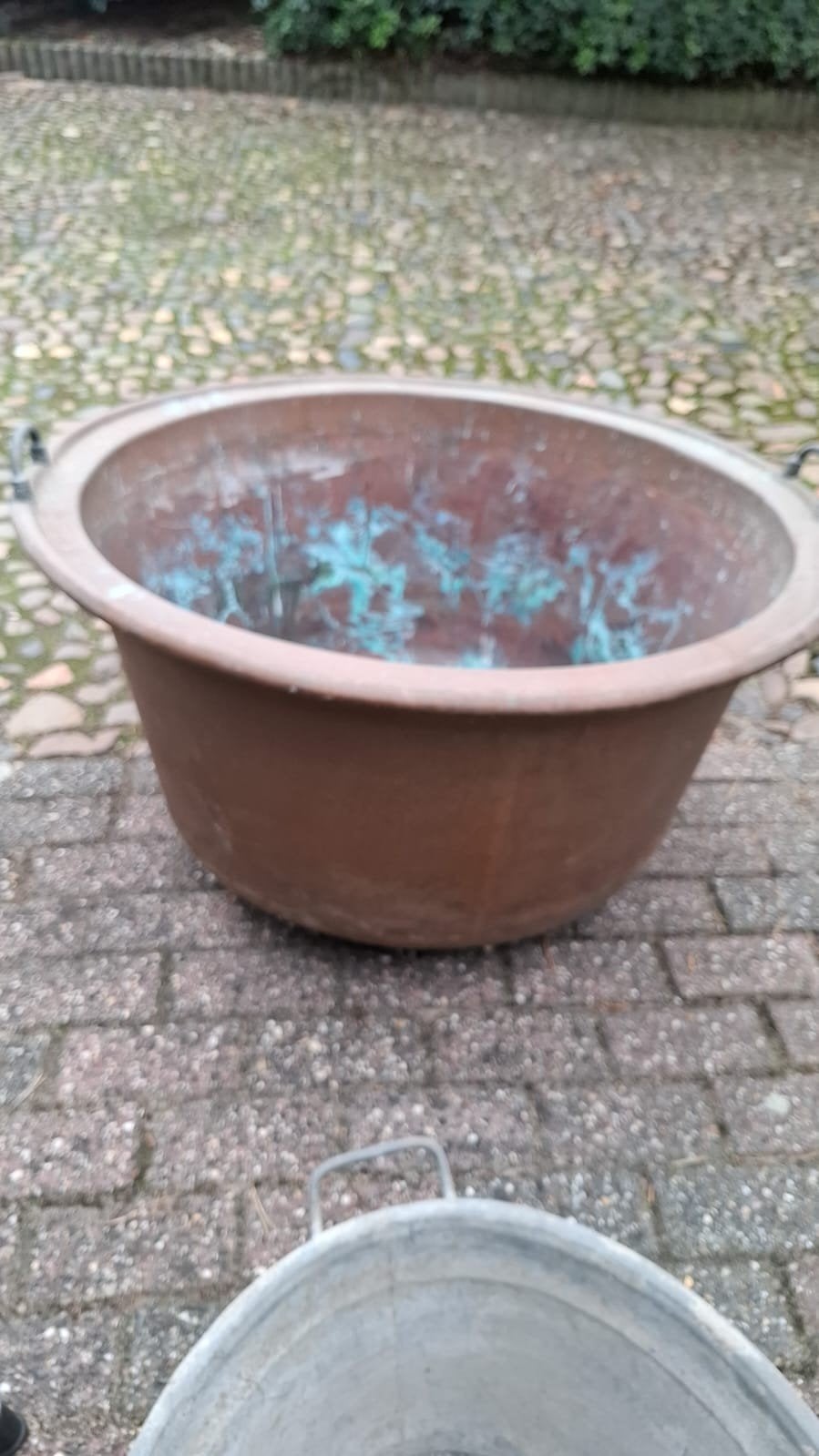 Koperen teil, Ophalen, Overige materialen, Gebruikt, Rond