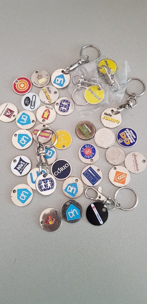 winkelwagen muntjes, Verzamelen, Winkelwagenmuntjes, Ophalen of Verzenden