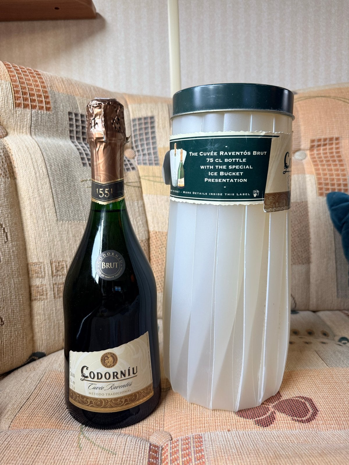Vintage Codorníu Cava Geschenkset (~25 jaar) - Collector's I, Ophalen of Verzenden, Zo goed als nieuw