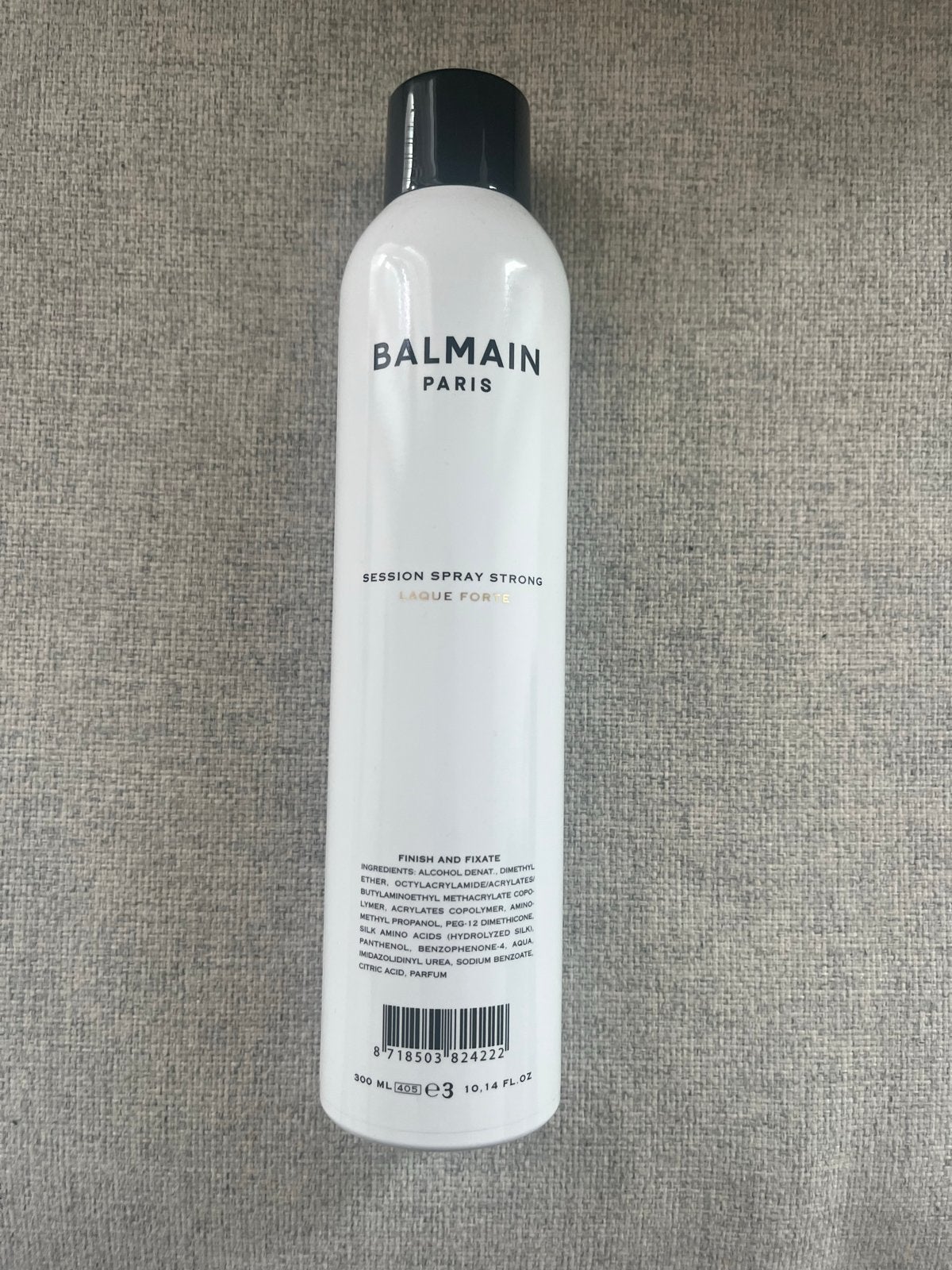 Balmain Session Spray Strong - Sterke Fixatie Haarlak, Ophalen of Verzenden, Nieuw, Gel, Wax, Haarlak of Mousse